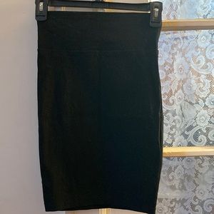 XS Black Charlotte Russe Pencil Skirt